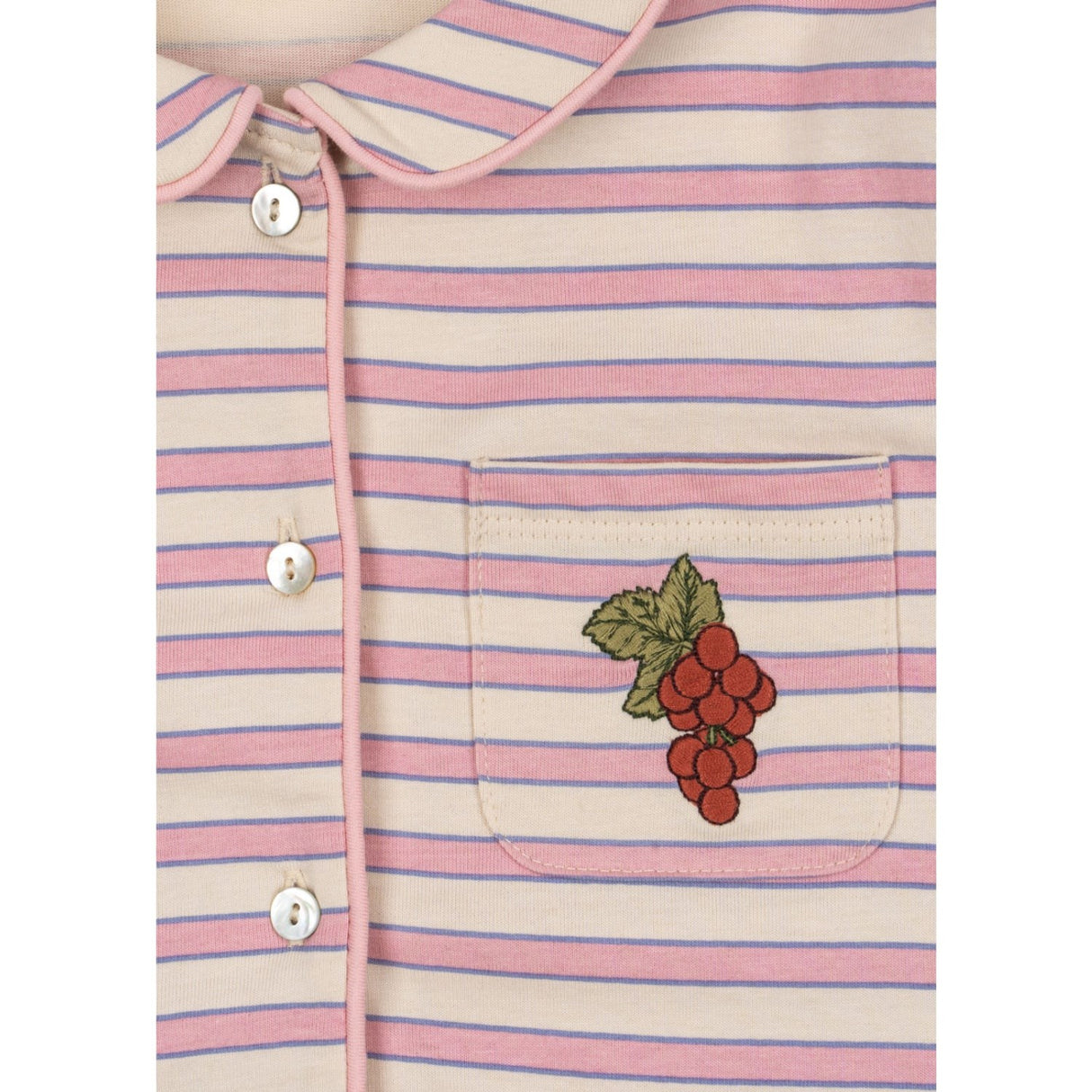 Konges Sløjd Lolly Stripe Pio Flæse Sæt Gots