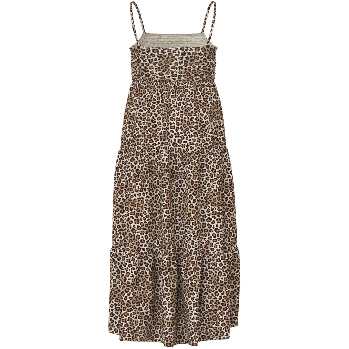 Name It Turtledove Leopard Nkfvinaya Strop Maxi Kjole