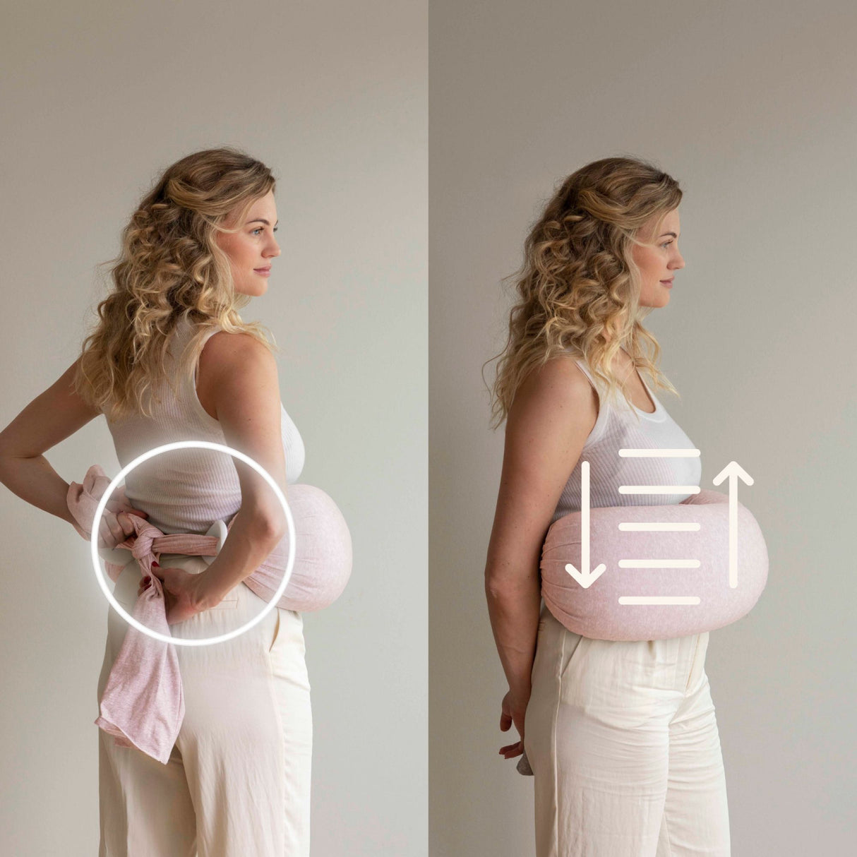 bbhugme Pink/Melange Ammepude