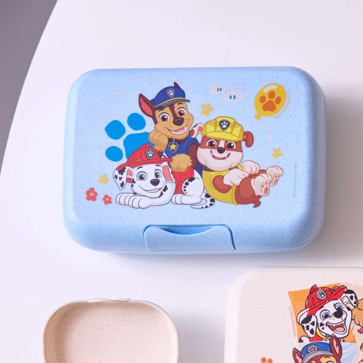 Koziol Organic Sky Blue Lunch Box Med Separation Skål Candy L Grow Paw Patrol
