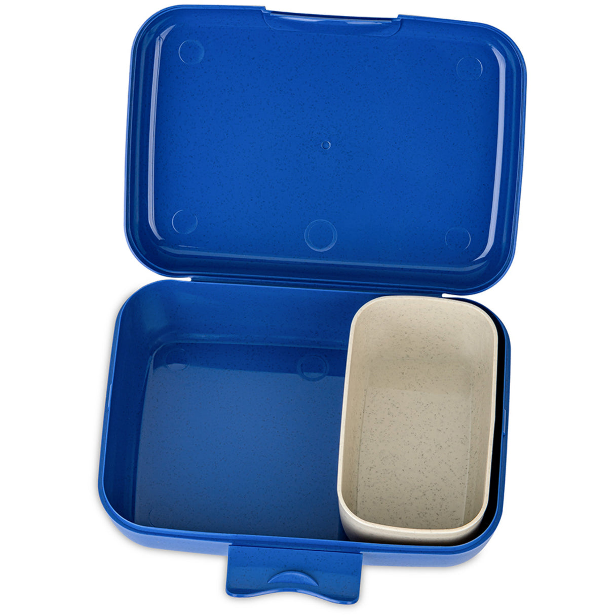 Koziol Organic Space Blue Lunch Box Med Separat Skål Candy L Space