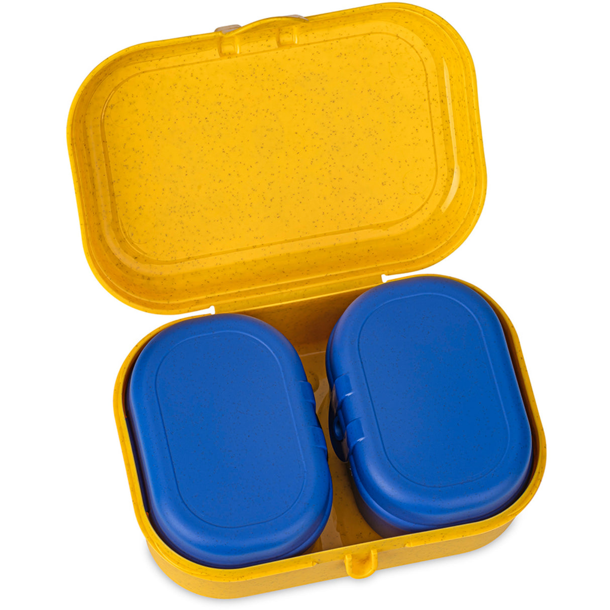 Koziol Organic Honey Yellow Lunch Box Sæt Pascal Ready Mini Spongebob Squidward