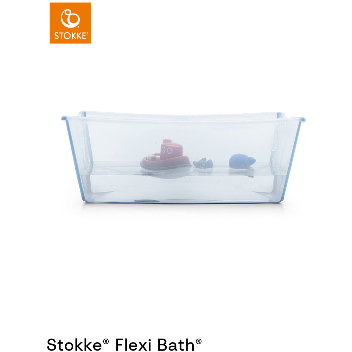 Stokke® Ocean Blue Flexi Bath® X-Large + Newborn Sæt Bundle