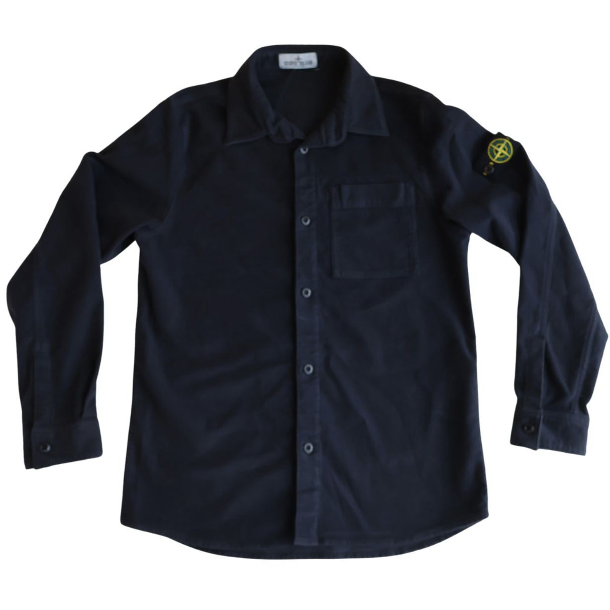 Stone Island Navy Blue Skjorte