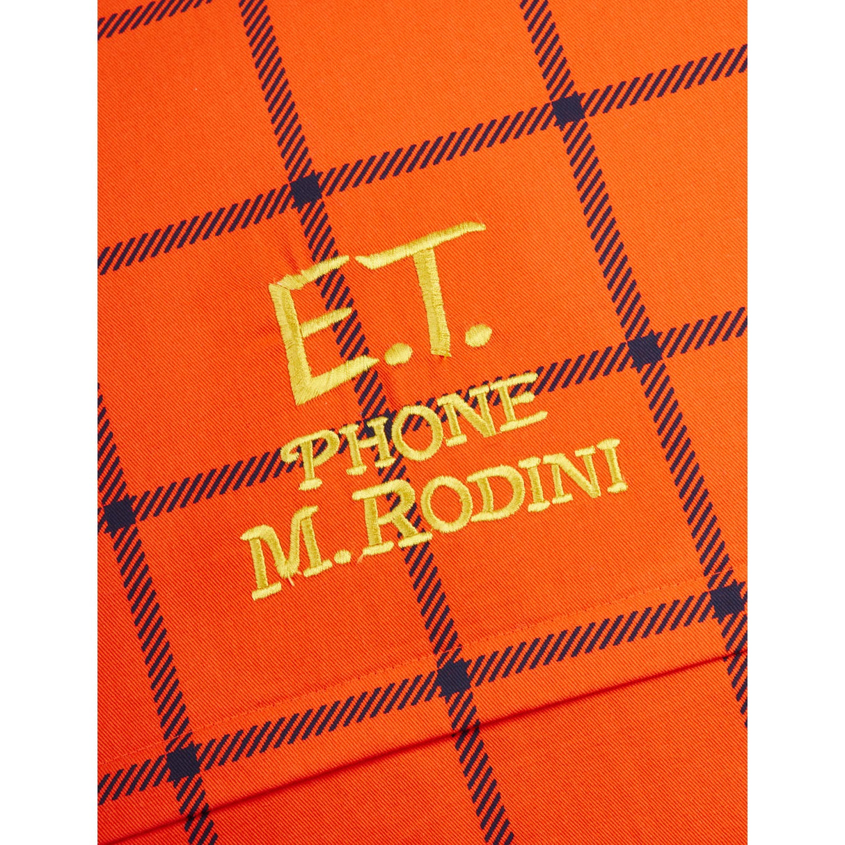 Mini Rodini Blue E.T. AOP Vatteret Quiltet Pillowcase