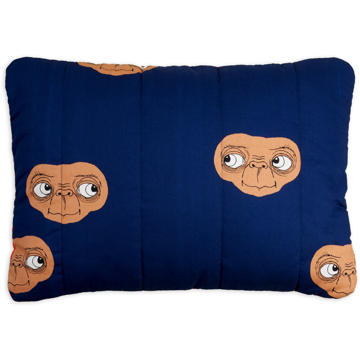 Mini Rodini Blue E.T. AOP Vatteret Quiltet Pillowcase