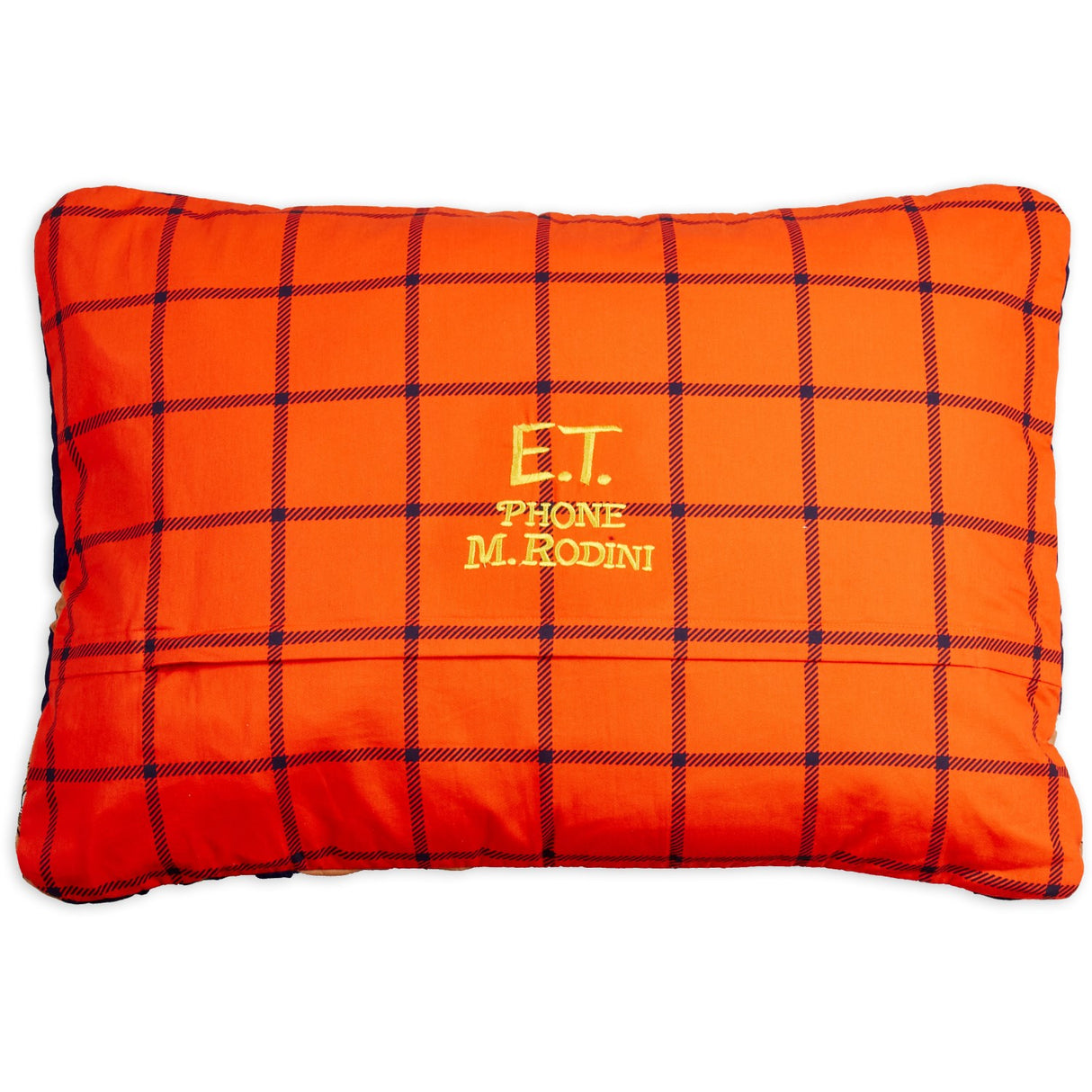 Mini Rodini Blue E.T. AOP Vatteret Quiltet Pillowcase