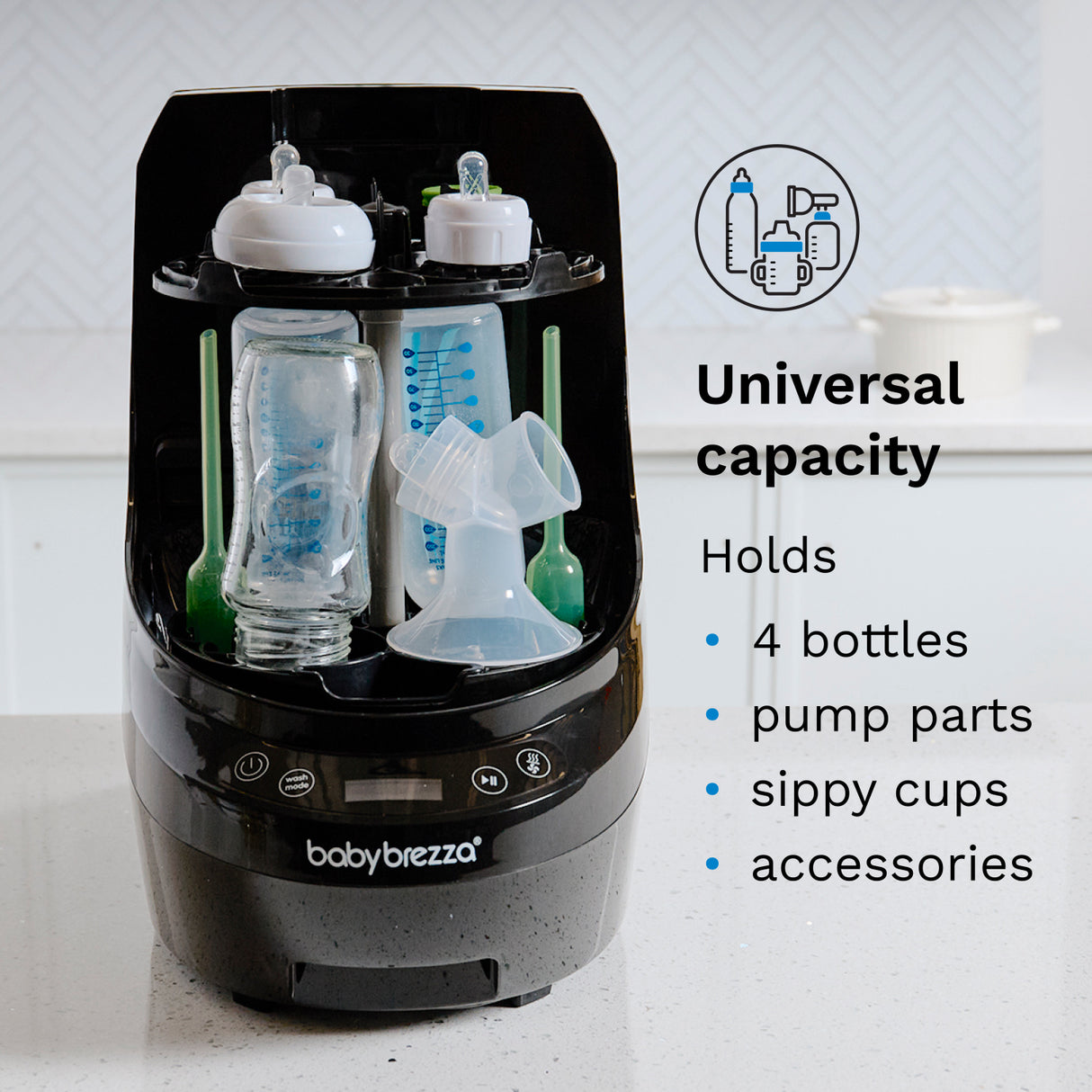 Baby Brezza Black Flaske Washer Pro