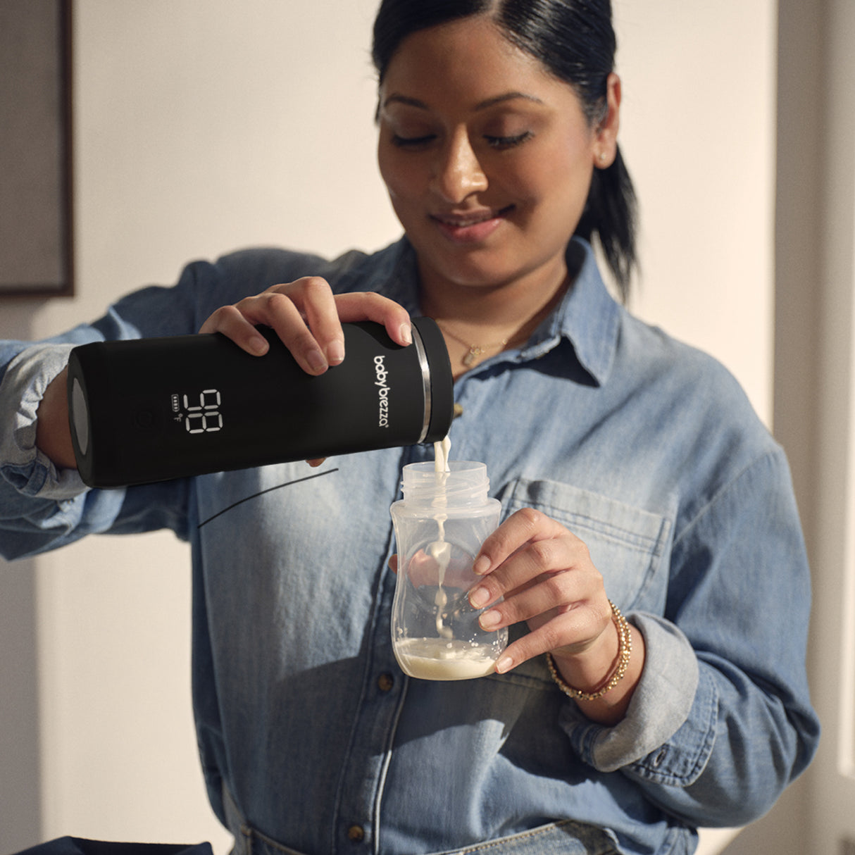 Baby Brezza Black Superfast Portable Flaskevarmer