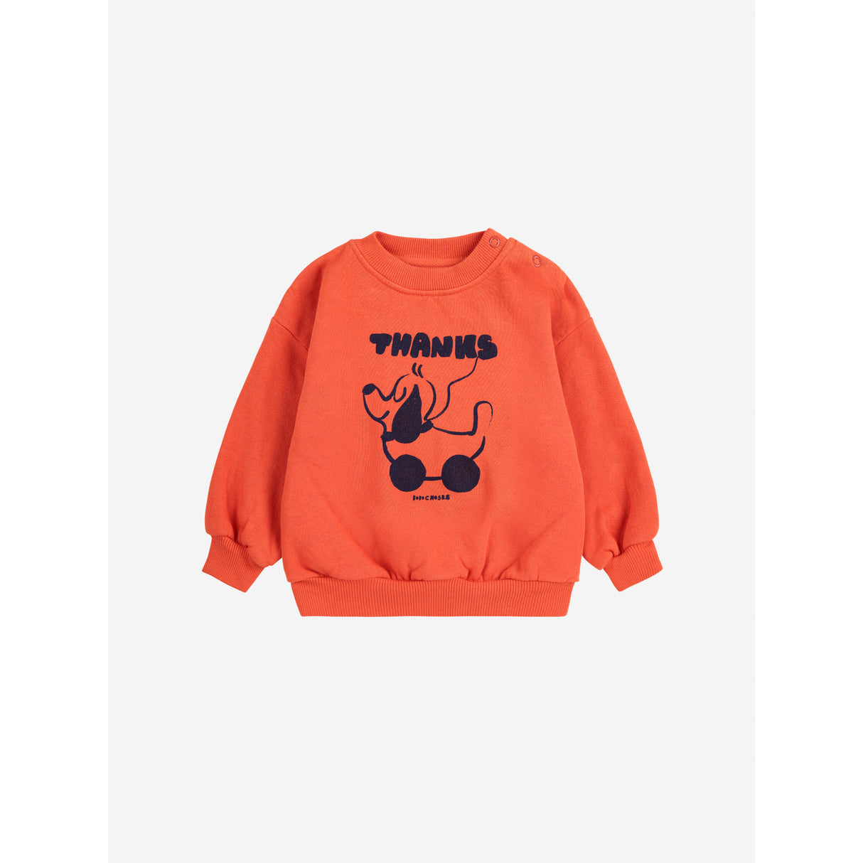 Bobo Choses Orange Rolling Dog Fleece Sæt