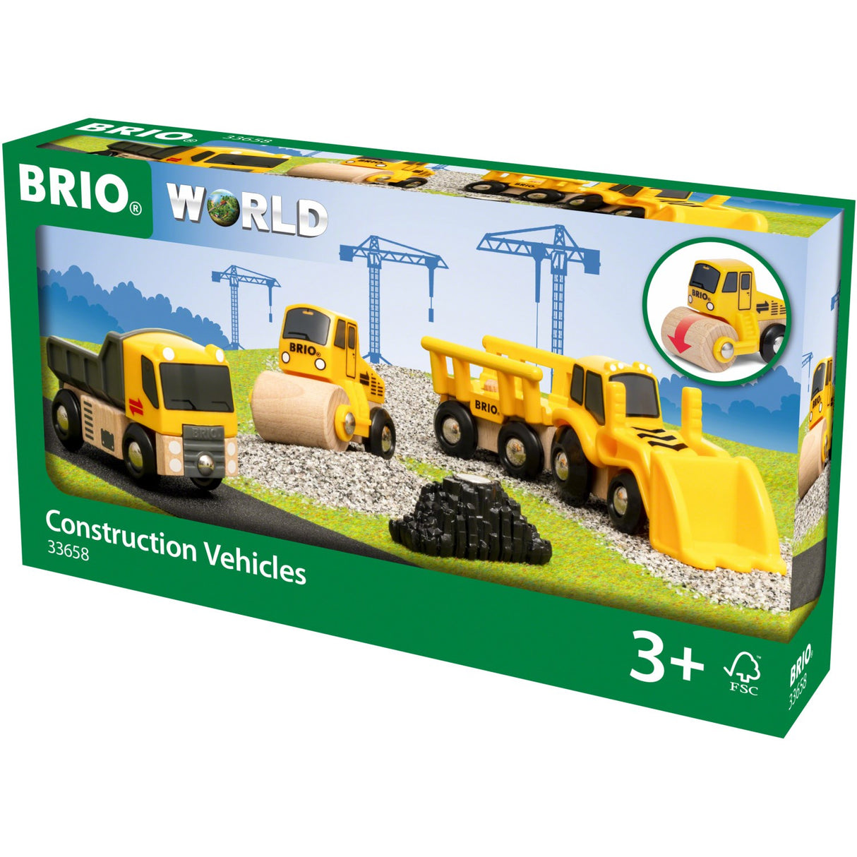 BRIO® 33658 Byggekøretøjer