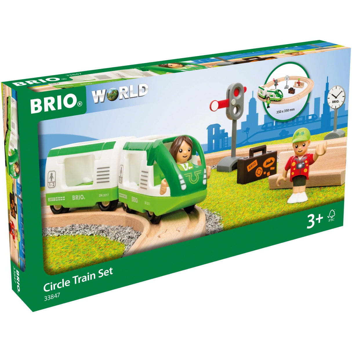 BRIO® 33847 Rundt Togbanesæt