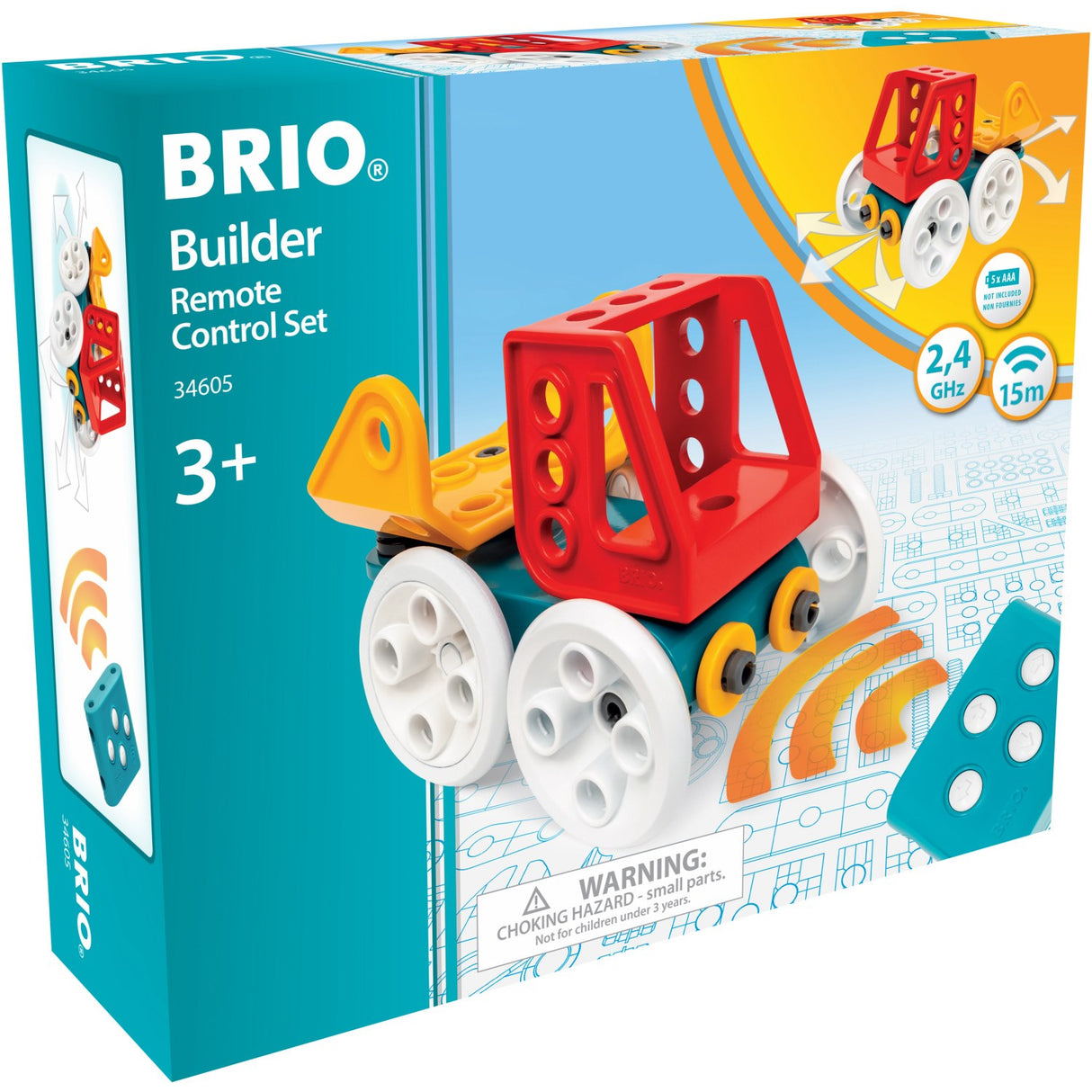 BRIO® 34605 Builder Fjernbetjeningssæt