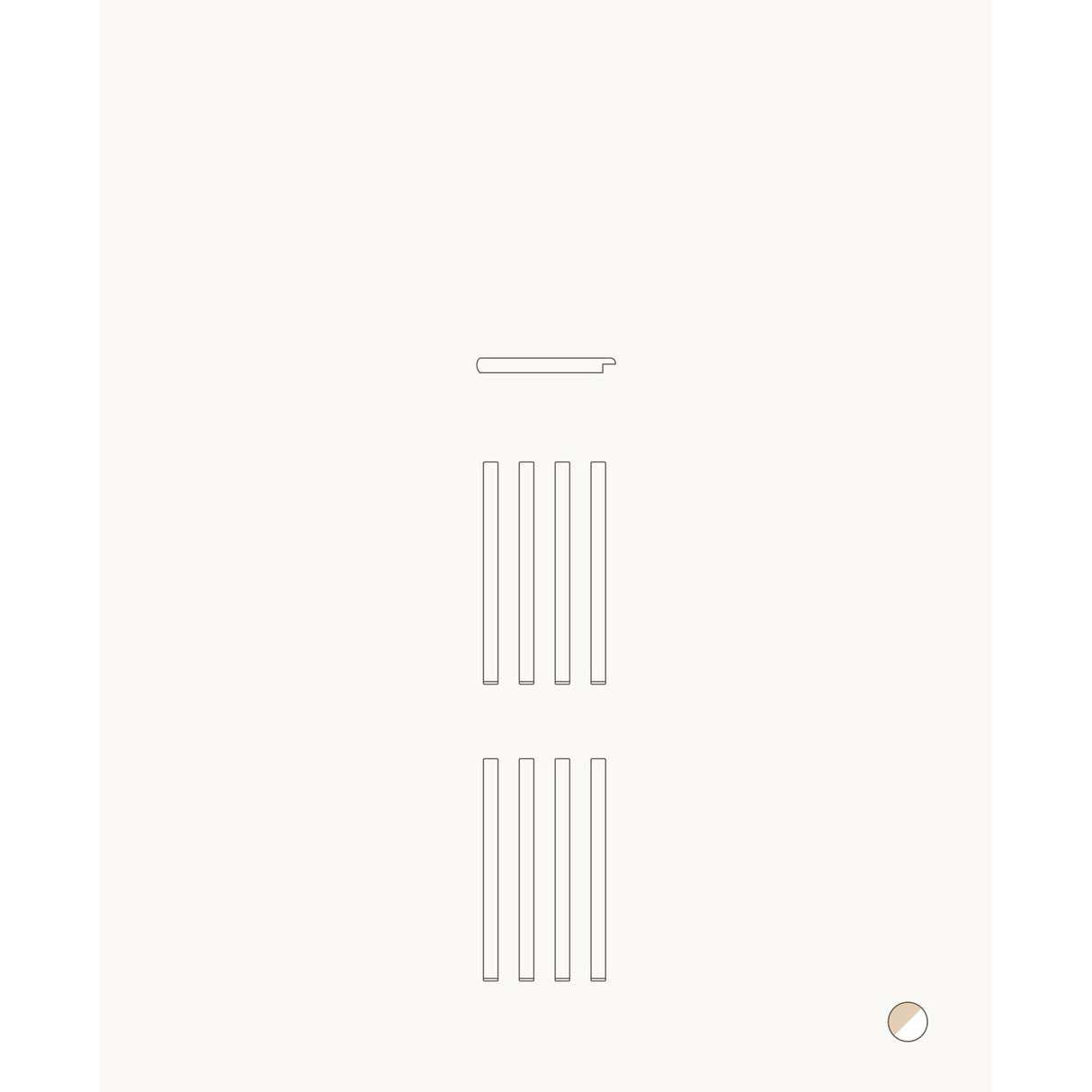 Oliver Furniture Wood Mini+ Halvhøj Køjeseng Til 2 Juniorsenge White/Oak