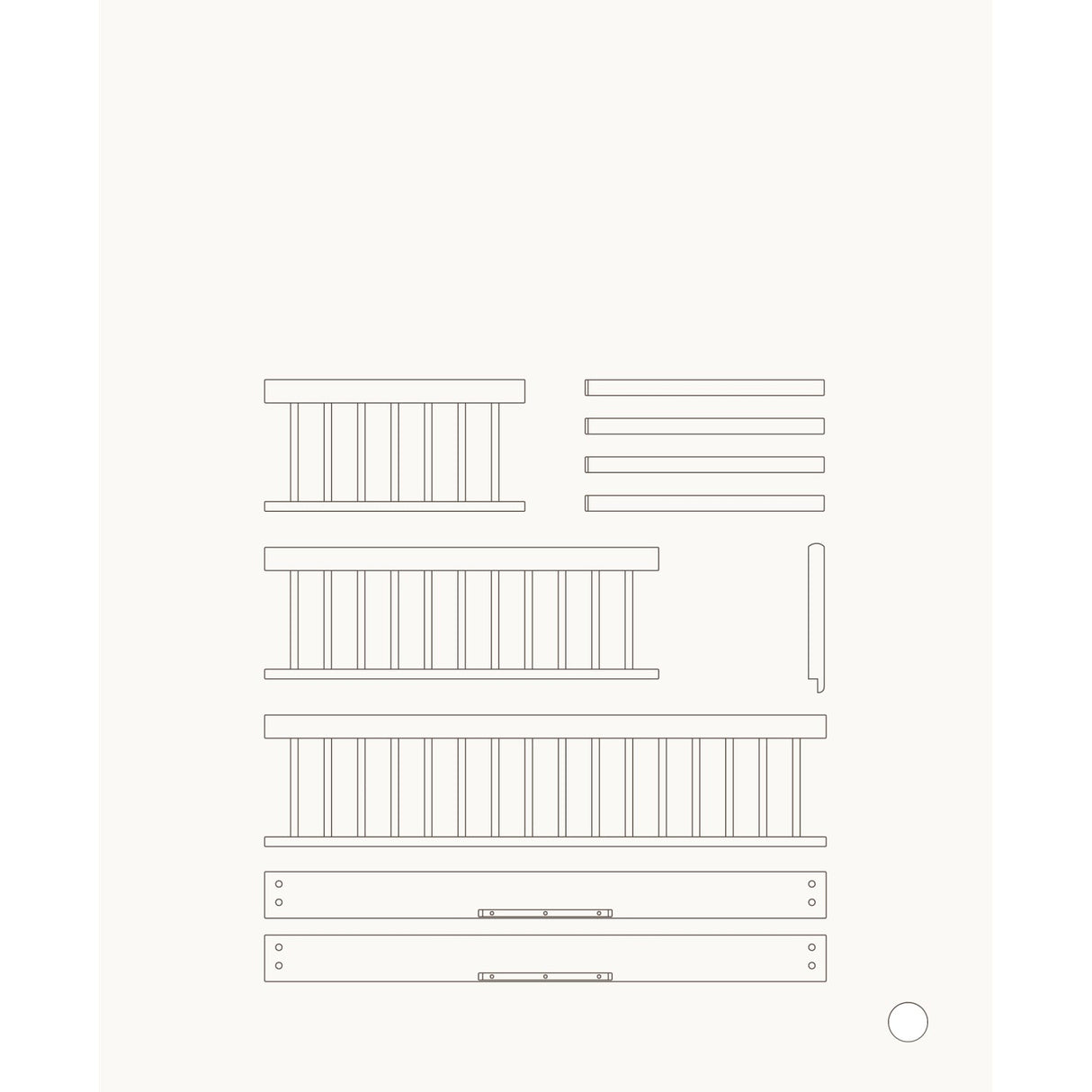 Oliver Furniture Wood Mini+ Junior Kit (Tillæg Til Mini+ Tremmeseng) White