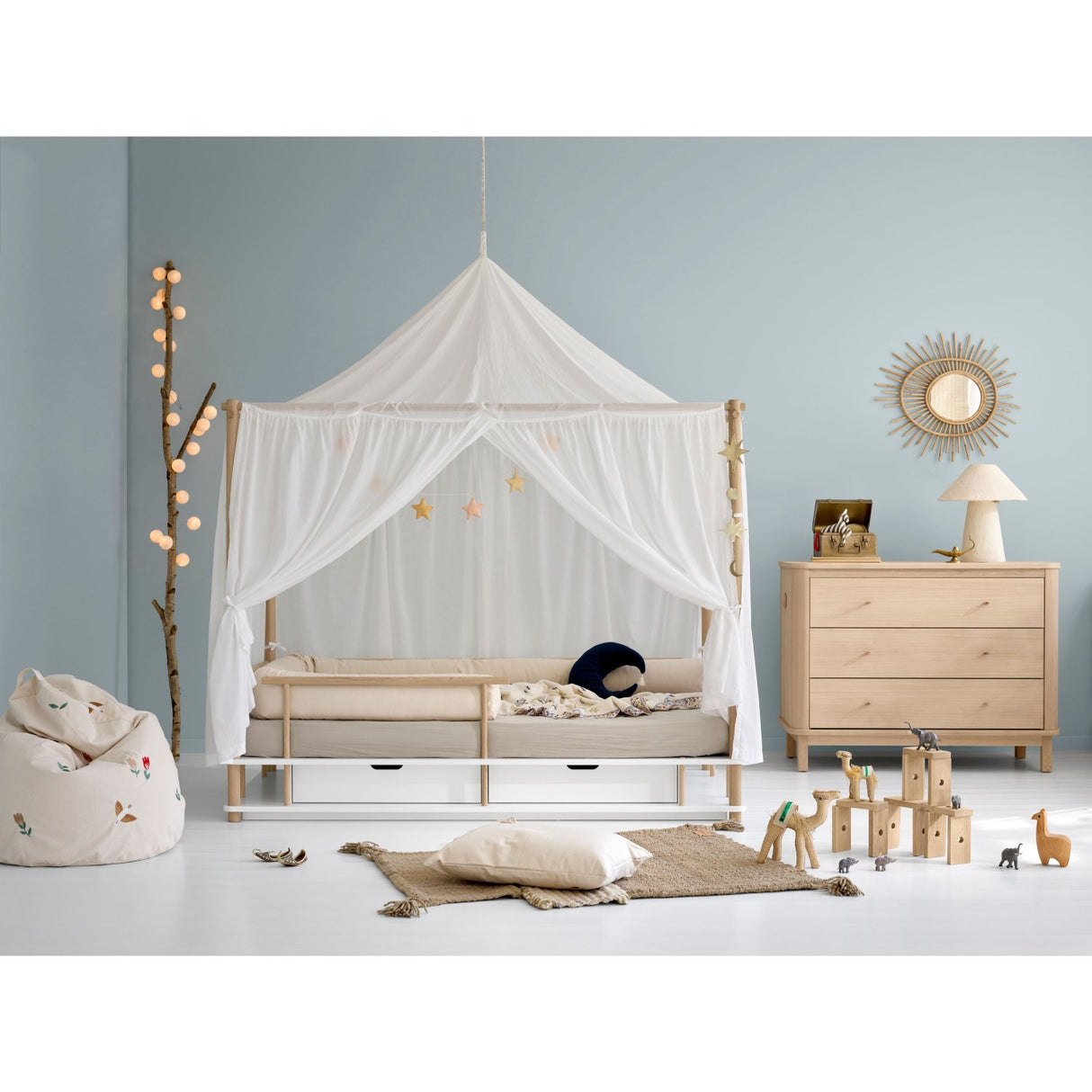 Oliver Furniture Camp Sengehimmel Sahara White