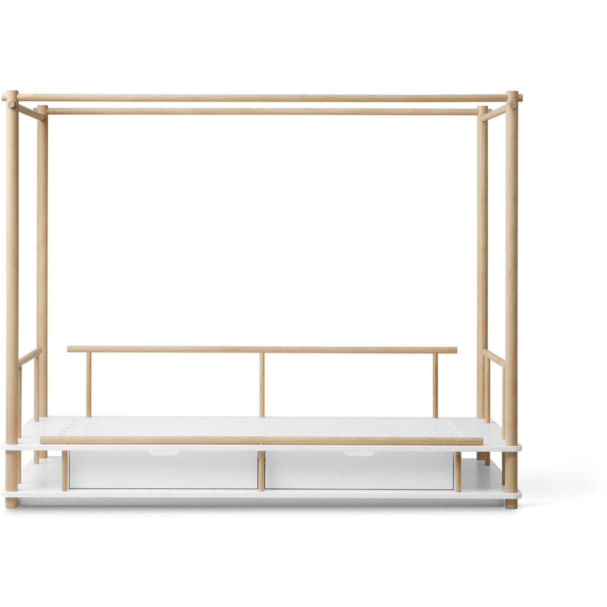 Oliver Furniture Camp Himmelseng 90x180 Cm White/Oak