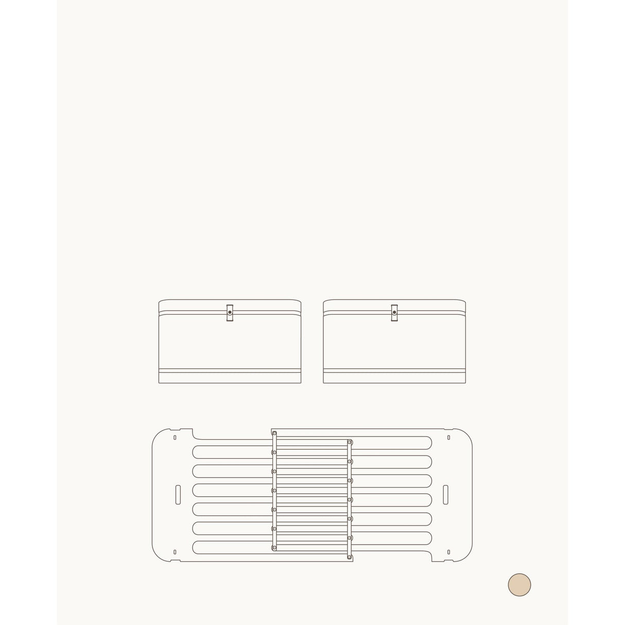 Oliver Furniture Wood Mini+ Søskende Kit (Tillæg Til Mini+ Tremmeseng Inkl. Junior Kit Oak)
