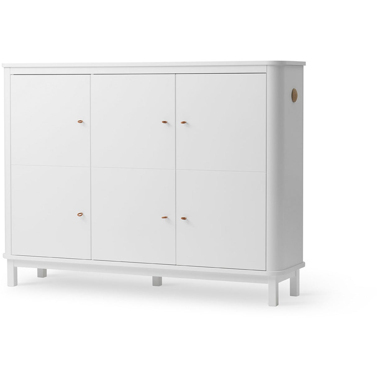 Oliver Furniture Wood Multiskab 3 Døre White