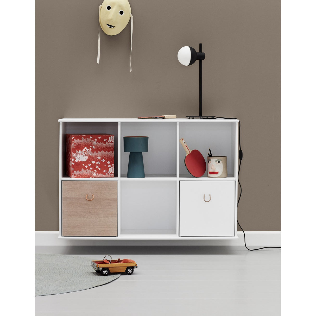 Oliver Furniture Wood Opbevaringskasser 2-Pak White/Oak