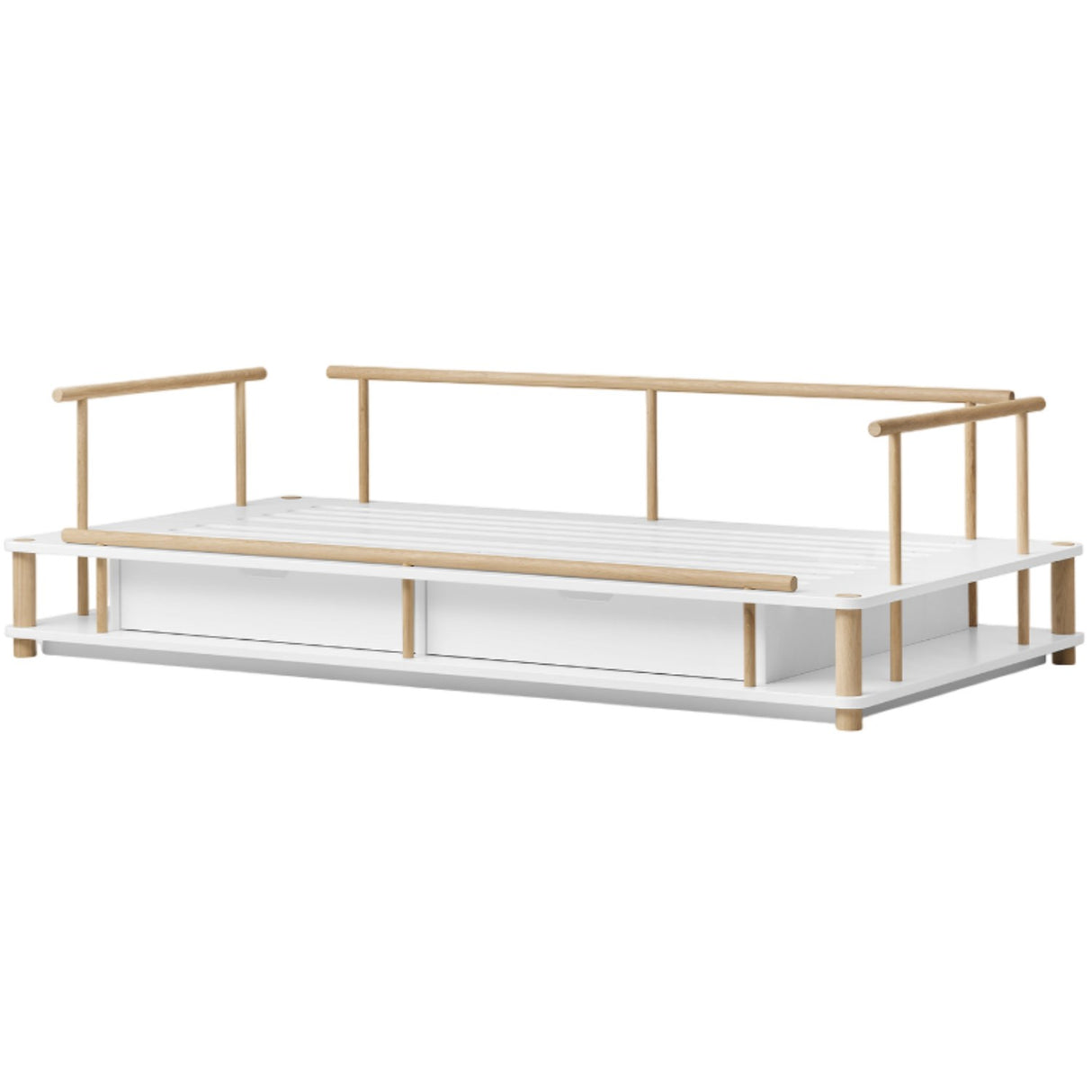 Oliver Furniture Camp Sofaseng 90x180 Cm White/Oak