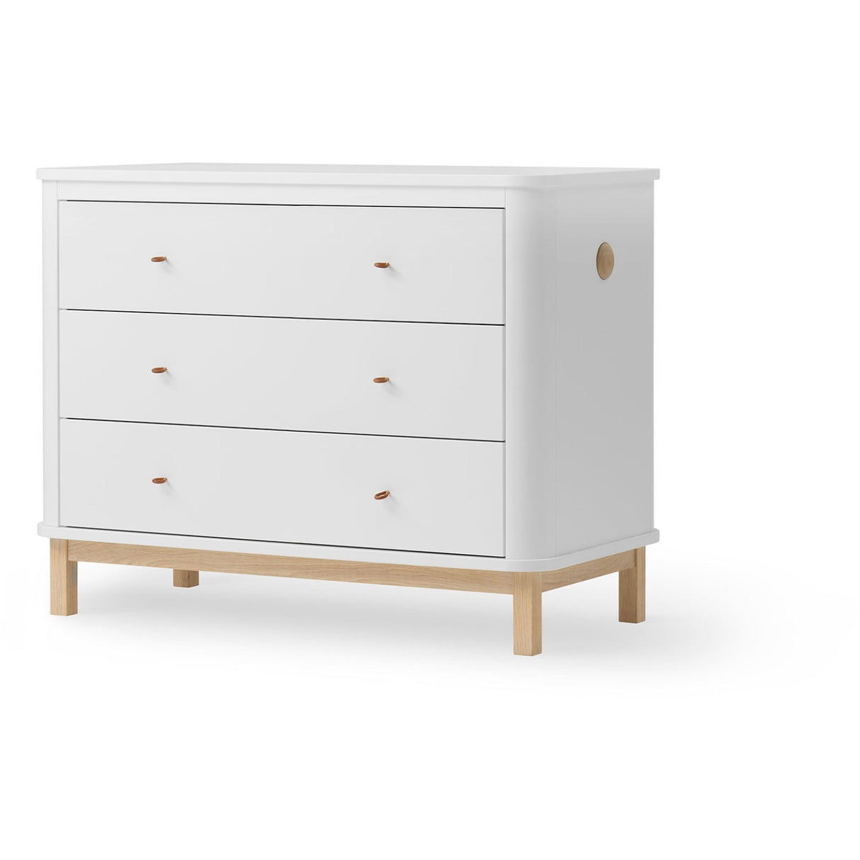 Oliver Furniture Wood Kommode 3 Skuffer White/Oak