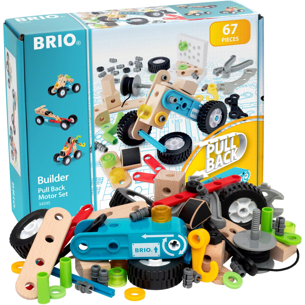 BRIO® 34595 Builder Pull Back-motorsæt