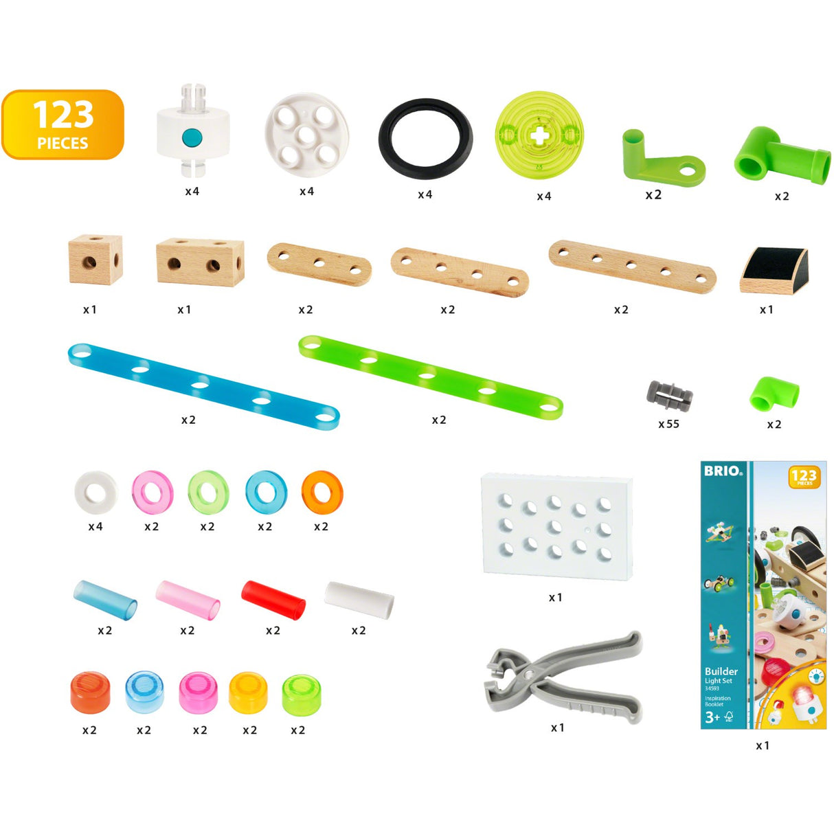 BRIO® 34593 Builder Lyssæt