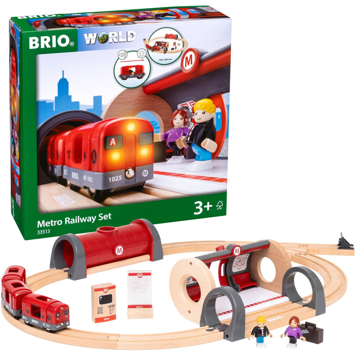 BRIO® 33513 Togbane, Metro