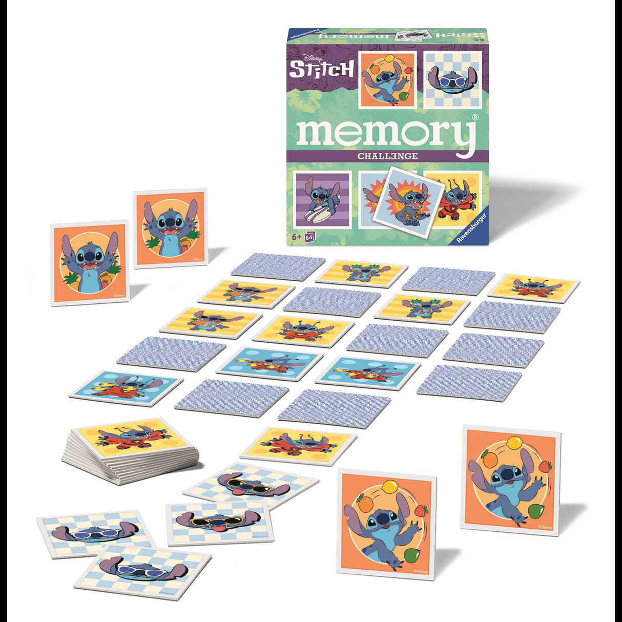 Ravensburger Disney Stitch Challenge Memory® - Vendespil
