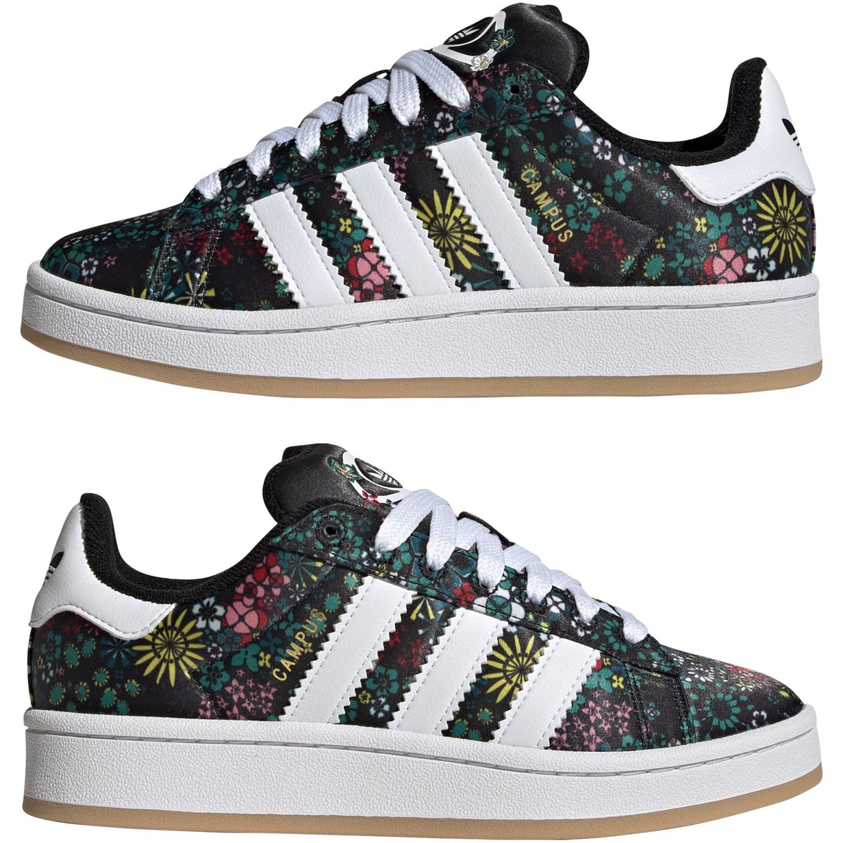 adidas Originals Core Black/Ftwr White/Gold Met. Campus 00S J Sneakers