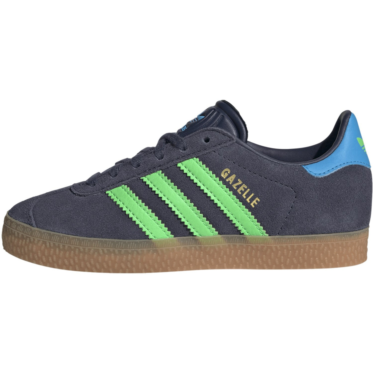 adidas Originals Shadow Navy/Screaming Green/Lucid Aquamarine Gazelle C Sneakers