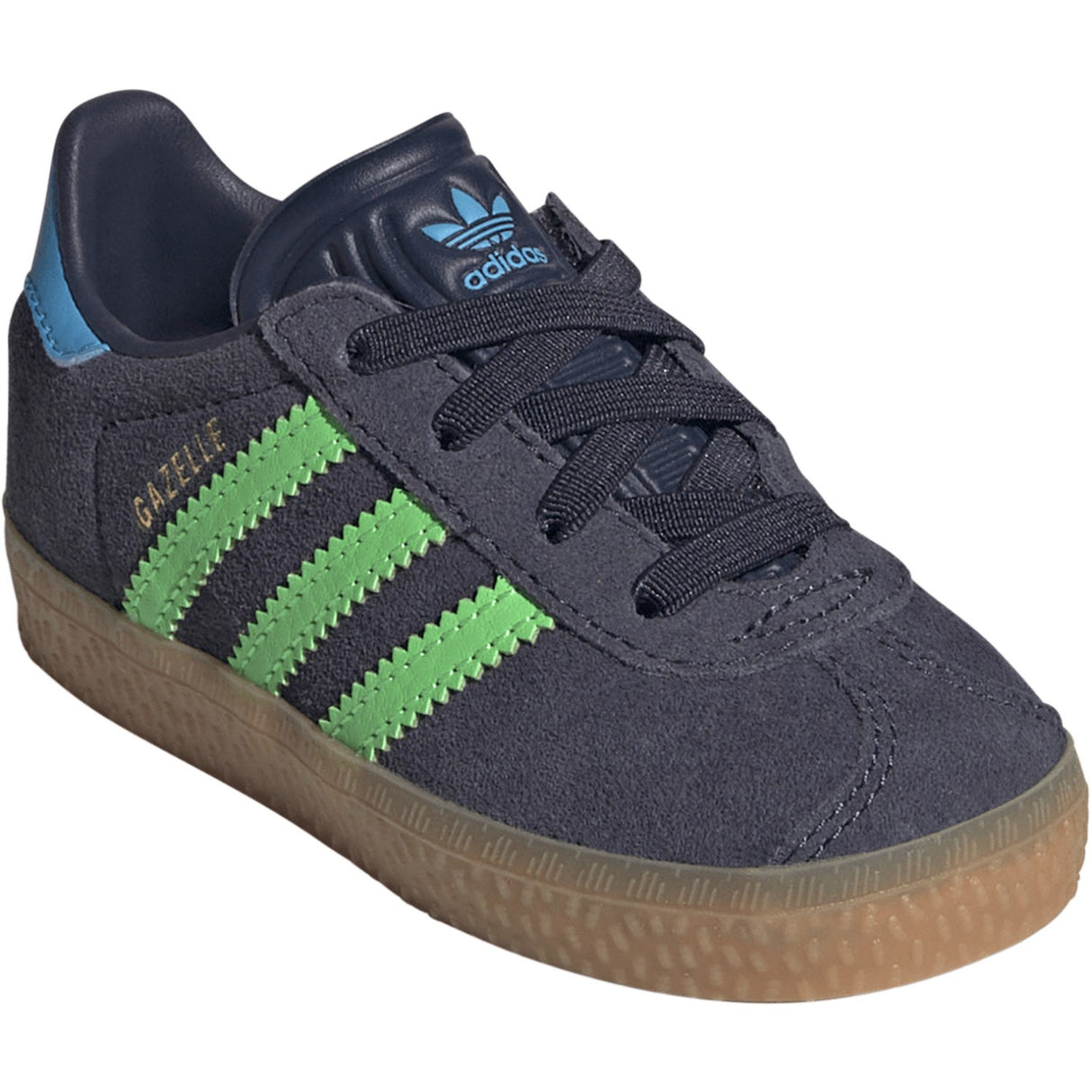 adidas Originals Shadow Navy/Screaming Green/Lucid Aquamarine Gazelle Cf El I Sneakers