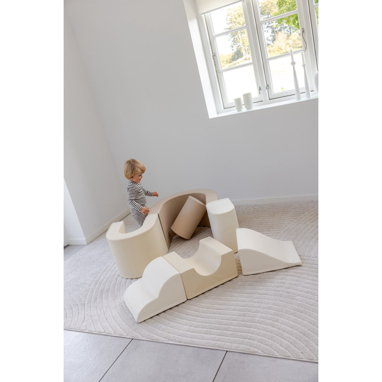 Tumble Time Rainbow 7-dele tumlesæt i vegansk PU læder