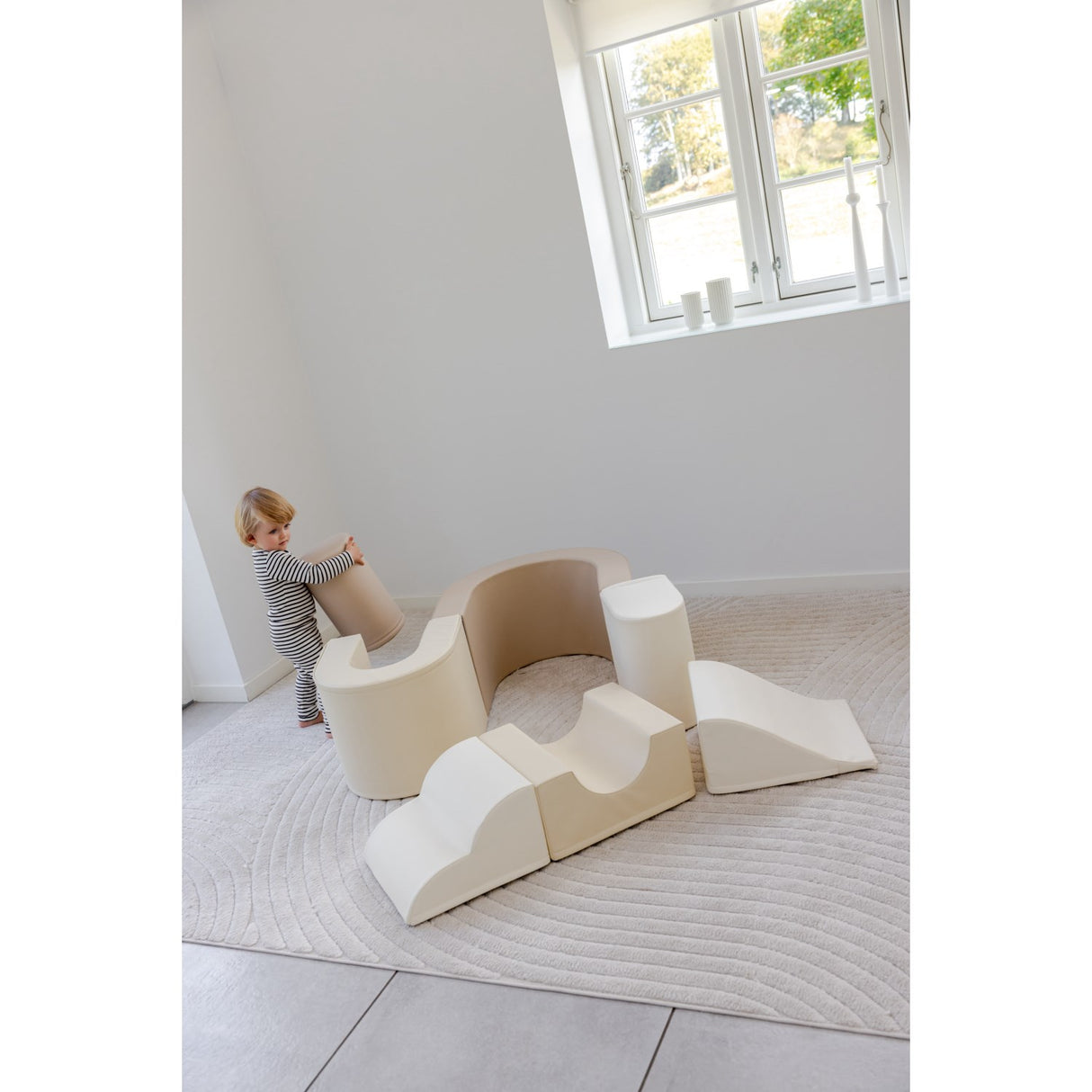 Tumble Time Rainbow 7-dele tumlesæt i vegansk PU læder