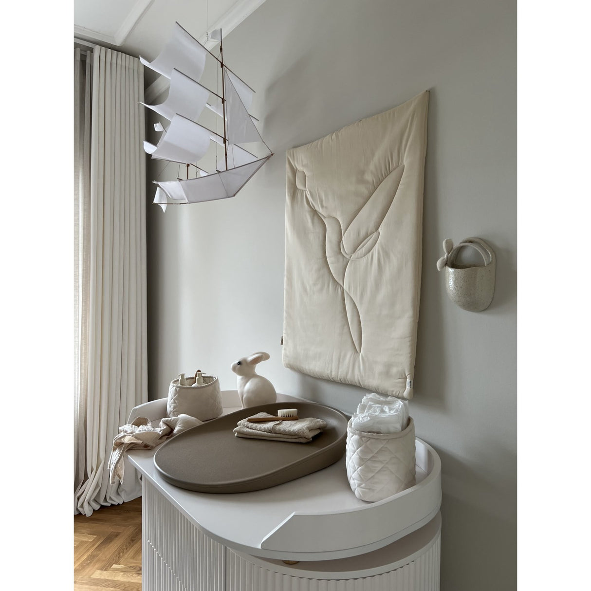 KAS Kopenhagen Brown Pebble Kai Changing Mat Brown Pebble