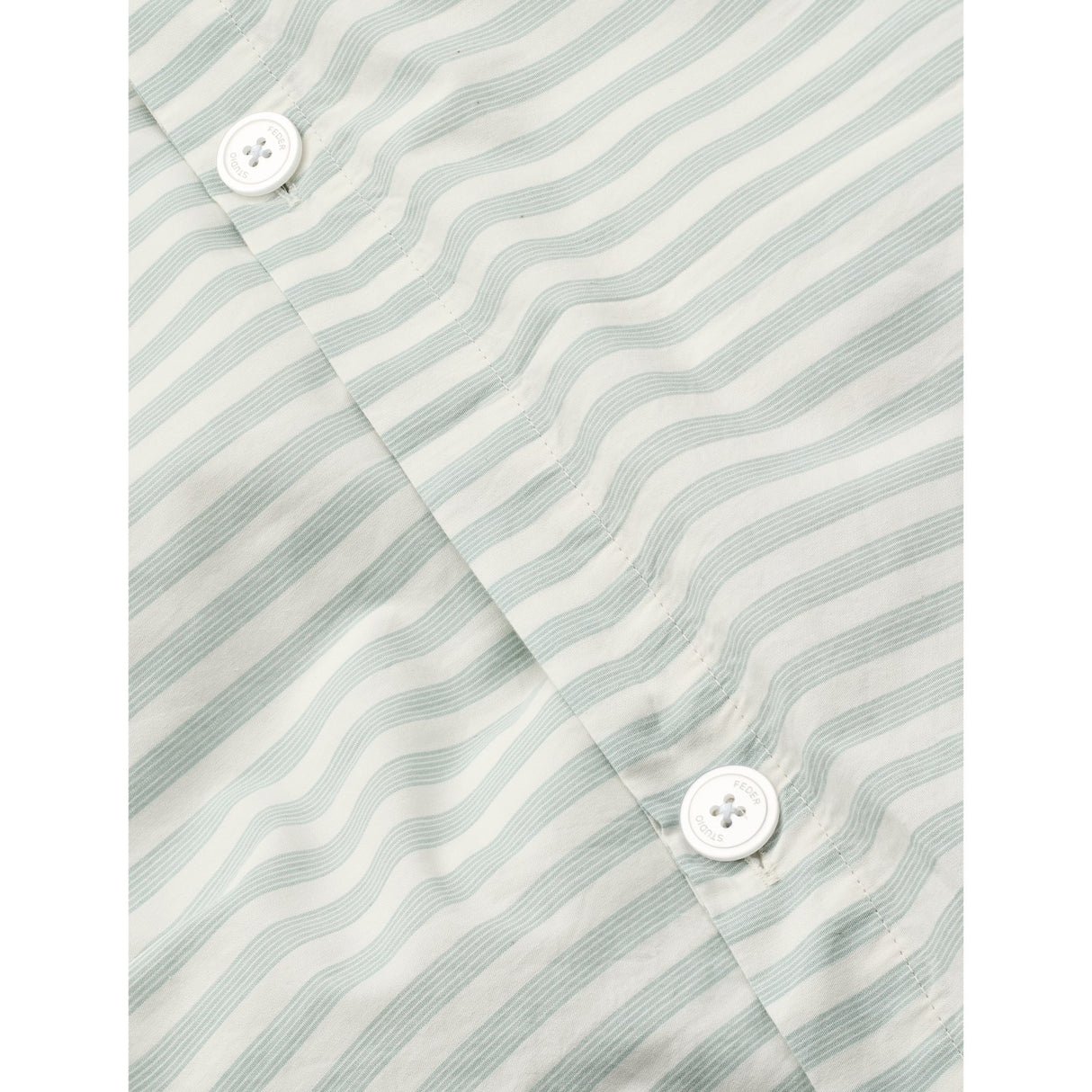 Studio Feder Soft Mint Stripe Sengetøj Percale
