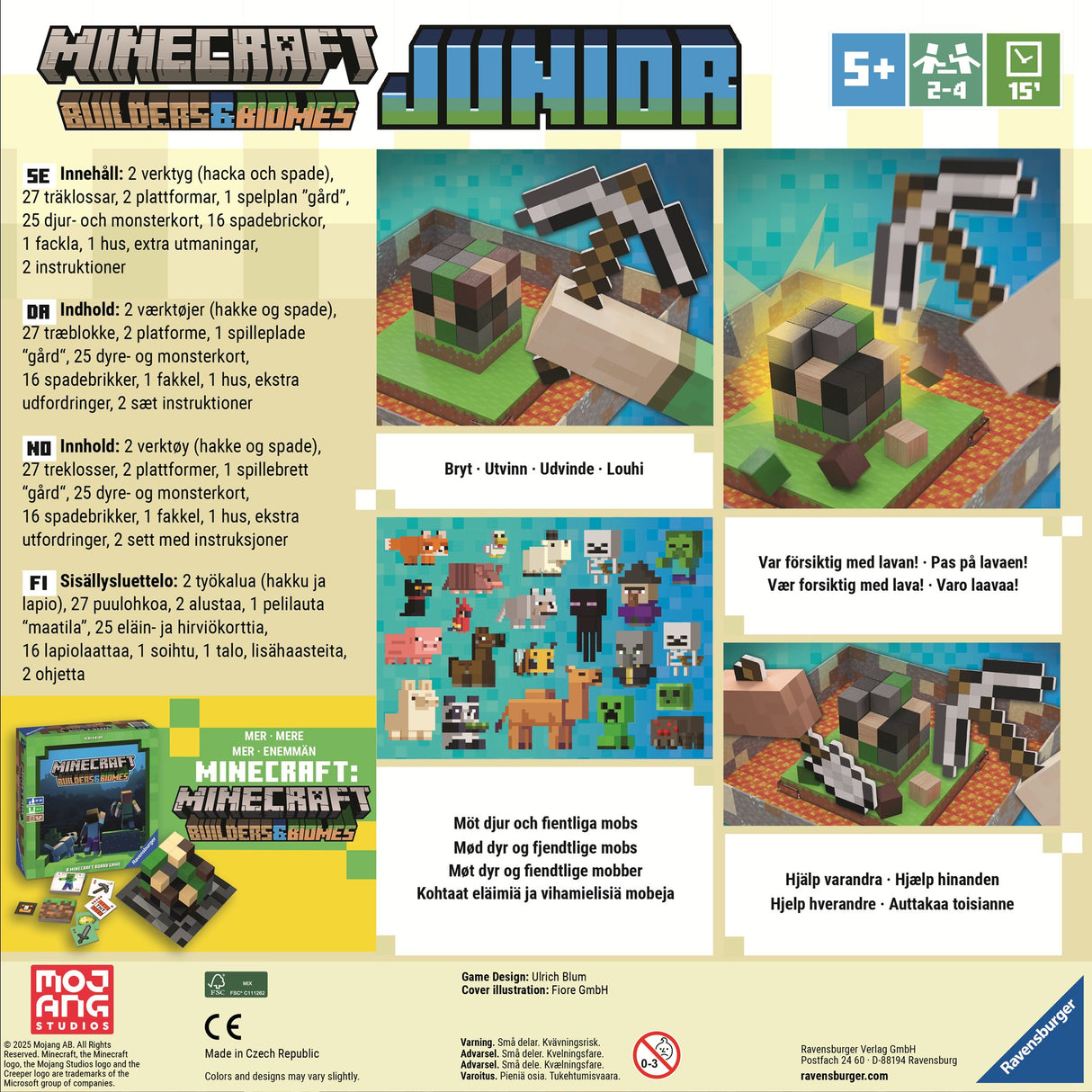 Ravensburger Minecraft Junior SV/NO/DA/FI