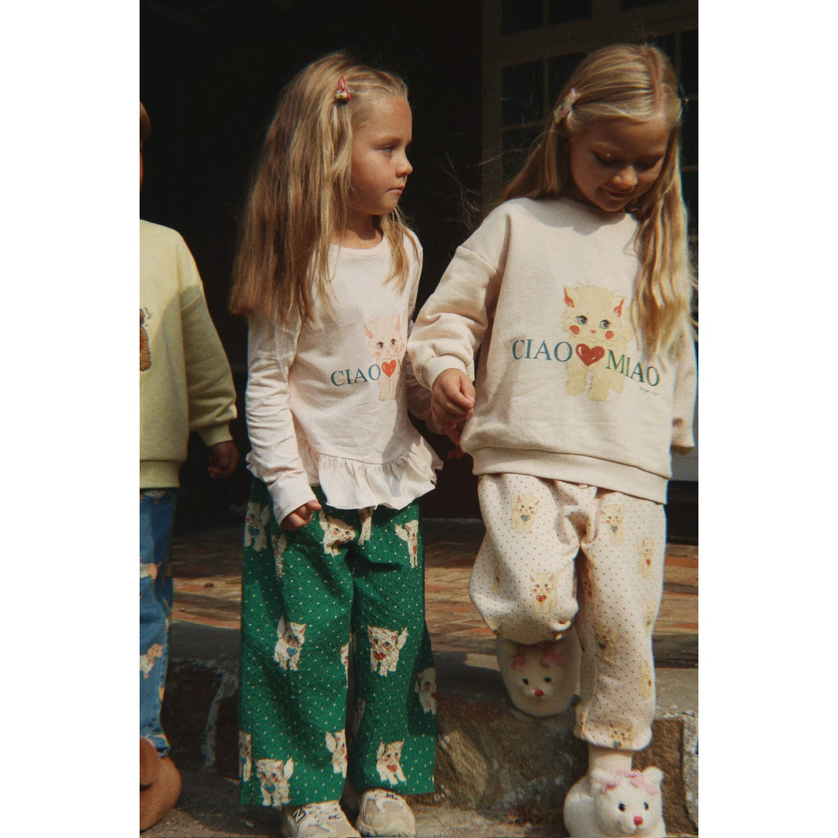 Konges Sløjd Ciao Miao Kitty Flæse Tee GOTS