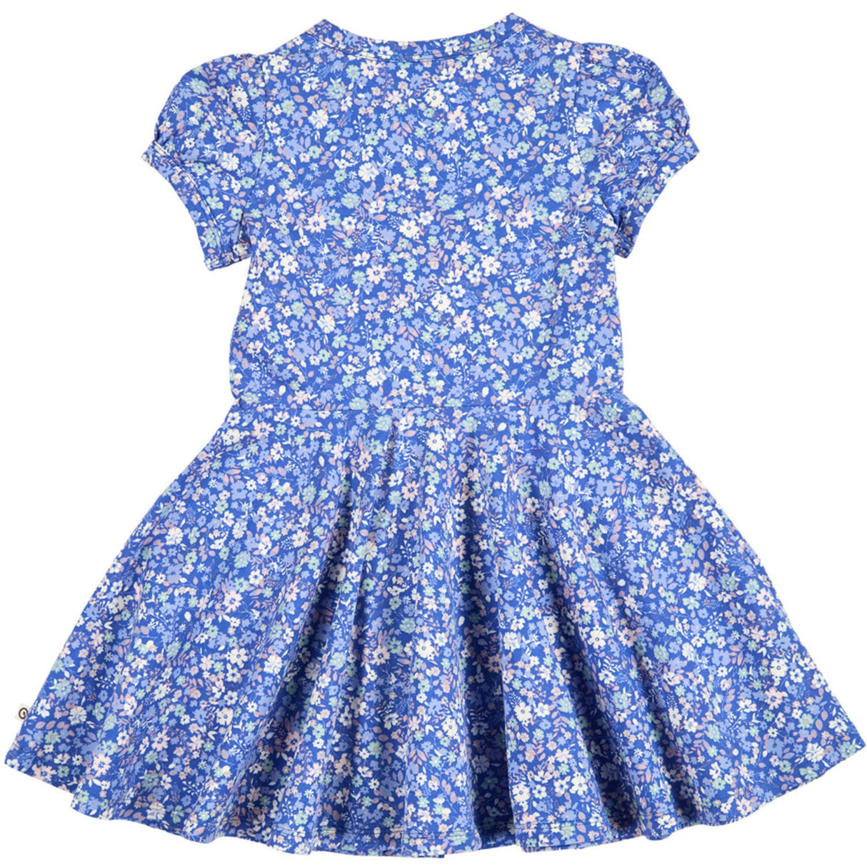 Müsli Azure Blue/ Nectar/ Tofu Primrose Puff S/S Swing Kjole