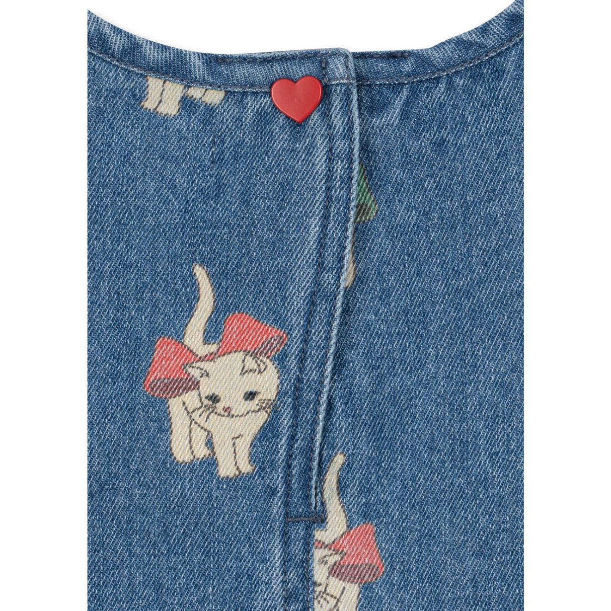 Konges Sløjd Bow Kitty Denim Magot Kjole Gots