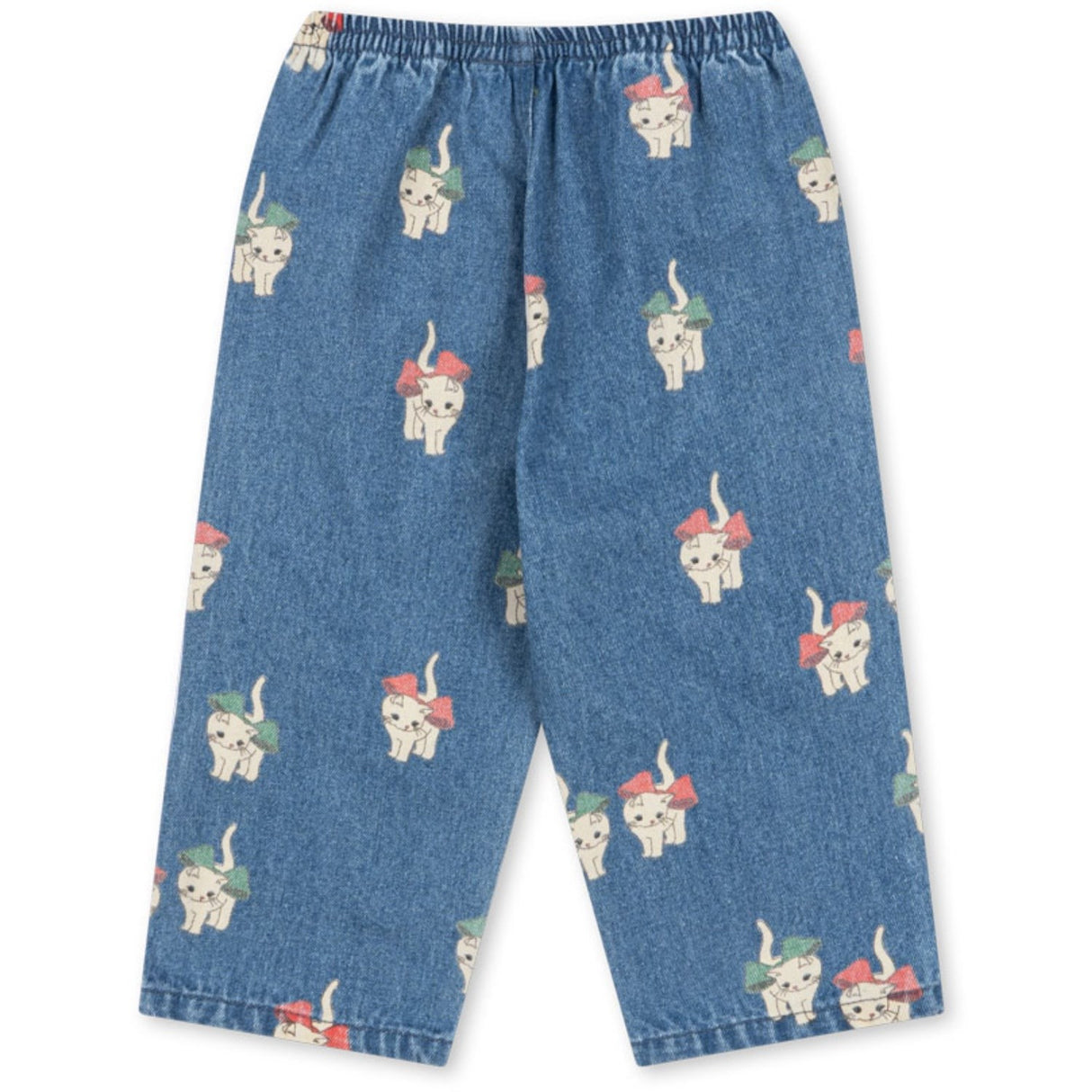Konges Sløjd Bow Kitty Denim Magot Slit Bukser GOTS