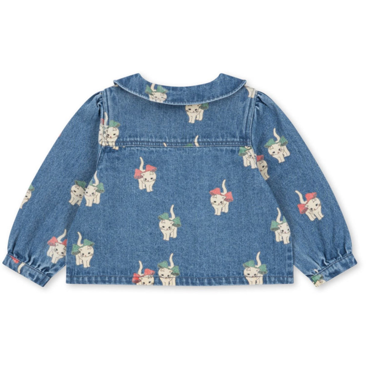Konges Sløjd Bow Kitty Denim Magot Krave Jakke GOTS