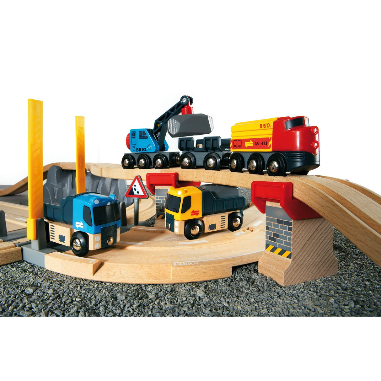 BRIO® 33210 Tog- Og Vejbane, Lodsesæt