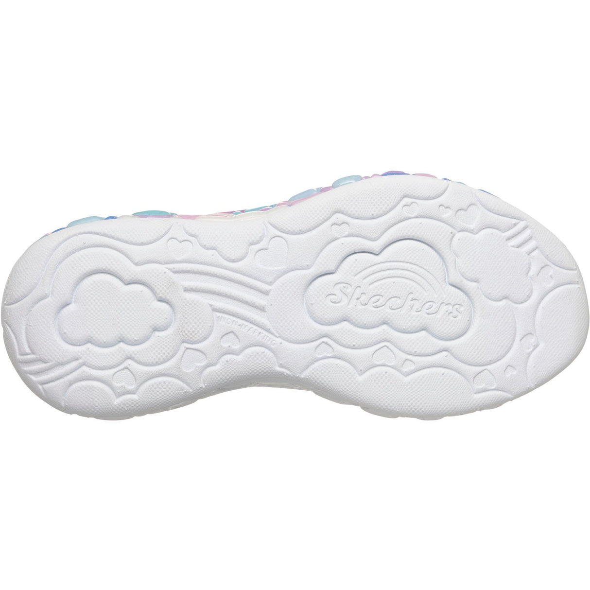 Skechers Silver S-Lights: Eternal Heart Lights