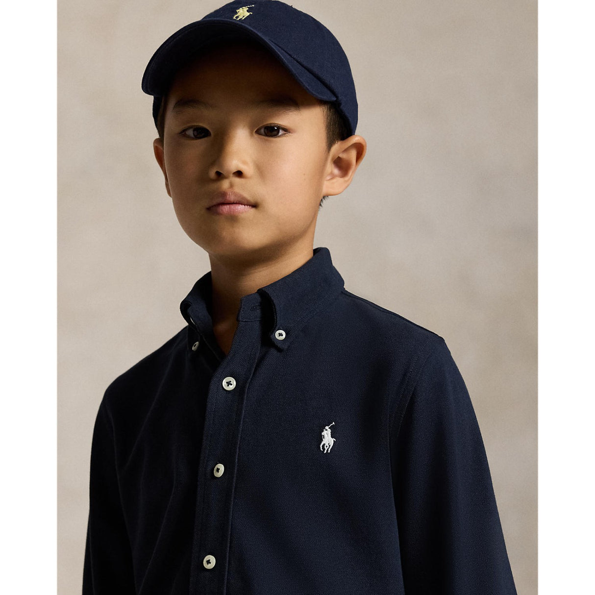 Polo Ralph Lauren Aviator Navy Sport Skjorte
