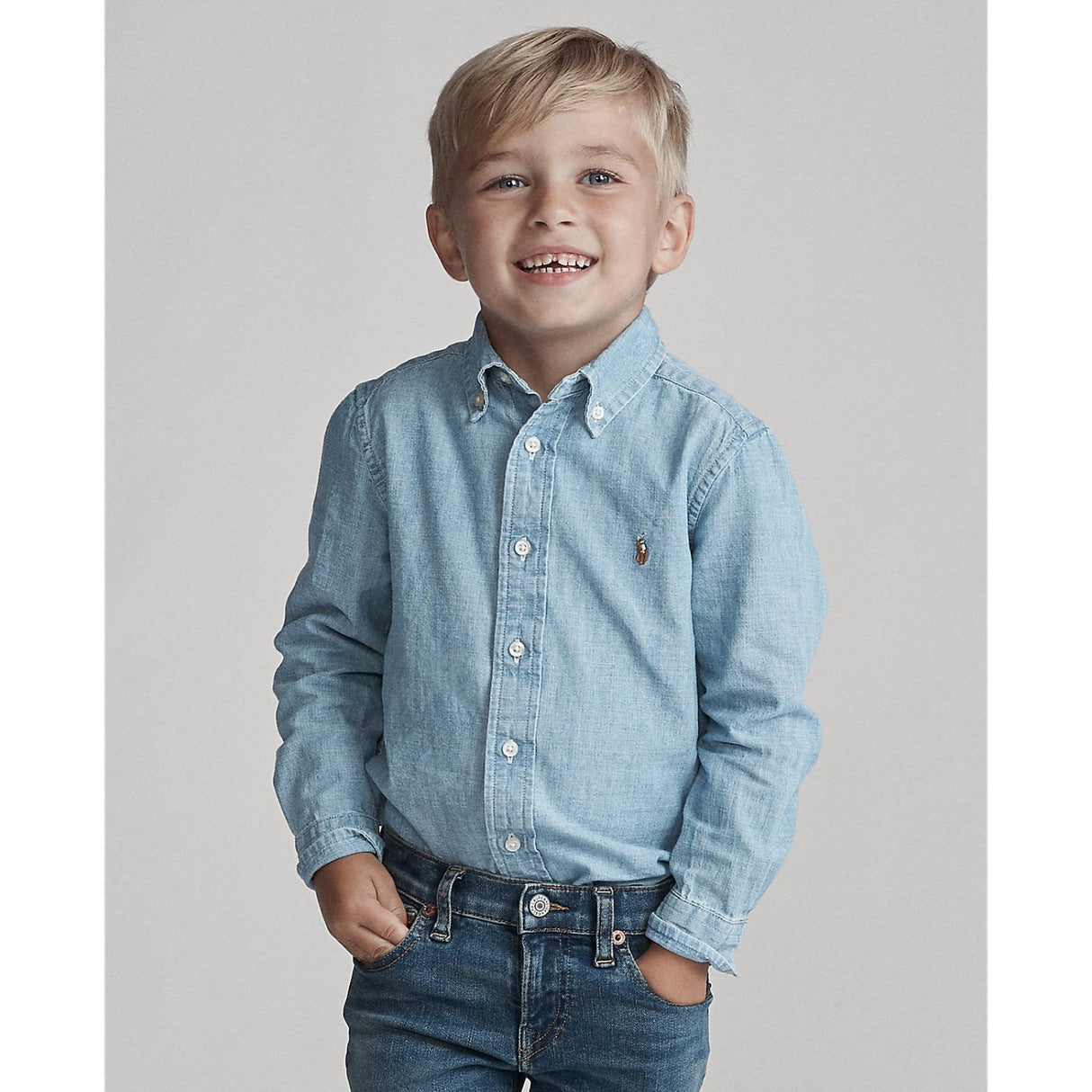Polo Ralph Lauren Lt Blue Sport Skjorte