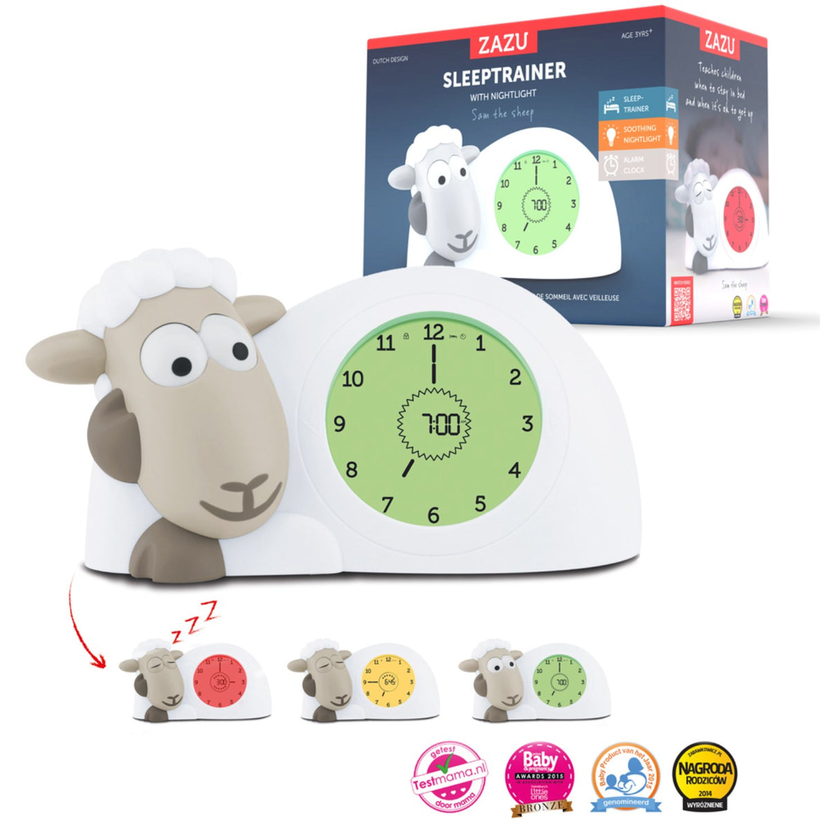 Zazu Taupe Sam The Sheep Søvntræner