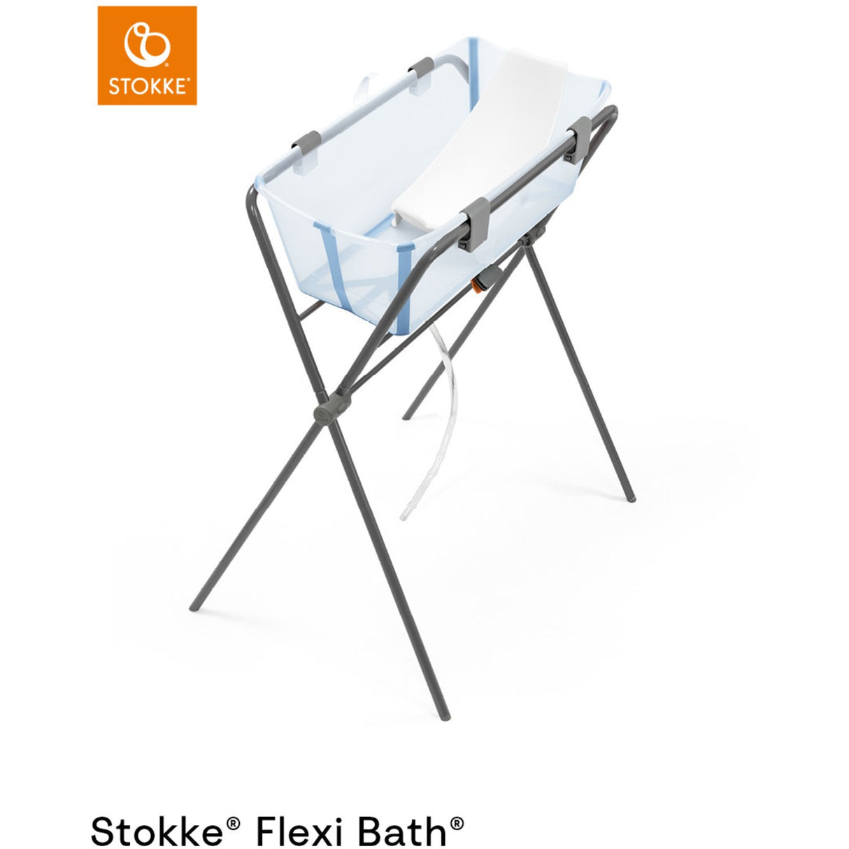 Stokke® Ocean Blue Flexi Bath® V2 + Newborn Sæt Bundle