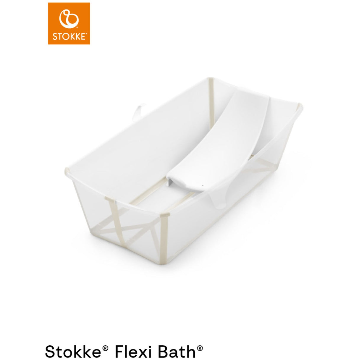 Stokke® Sandy Beige Flexi Bath® X-Large + Newborn Sæt Bundle